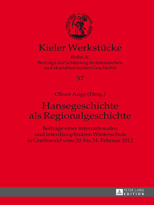 cover image of Hansegeschichte als Regionalgeschichte